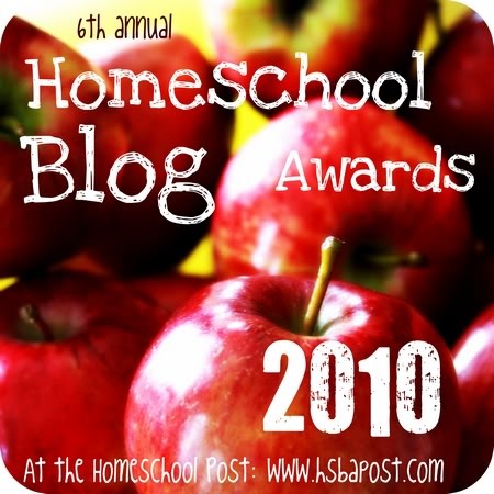 homeschool blog awards 2010