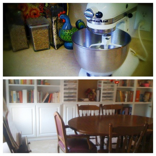 Making life easier. #incourage #bookcases #mixer