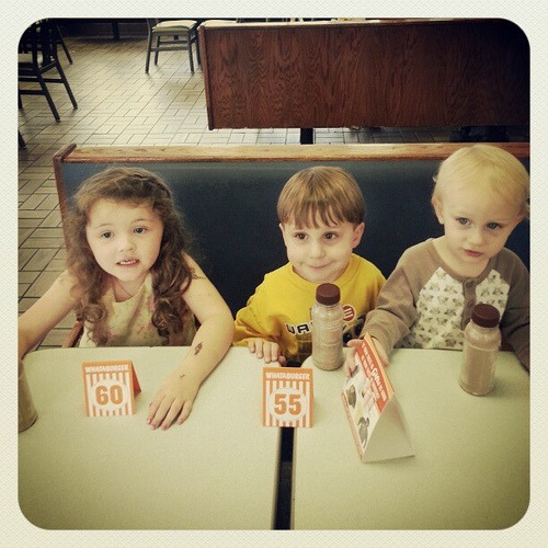 Whataburger Kids (@mathfour 's K8 and my little guys)