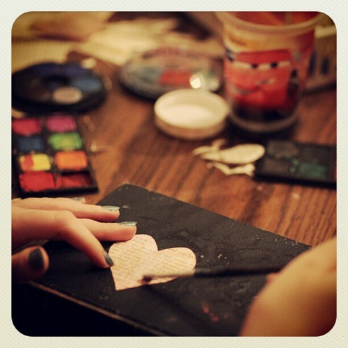 Watercolors, brushes, water, teenager ♥ ...
