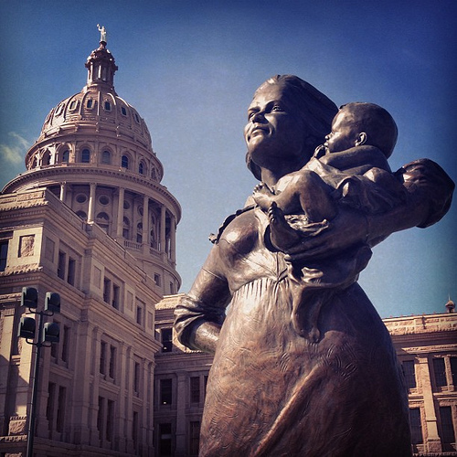 Taking a #stand4life ... Protecting the smallest Texans. #hb2 #prolife