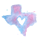 Sprittibee's Watercolored Texas