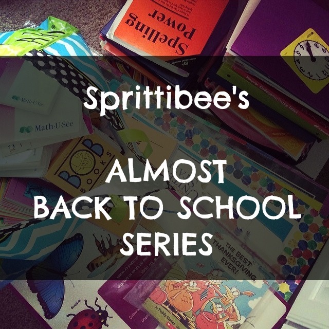 Sprittibee's Almost Back to School Series