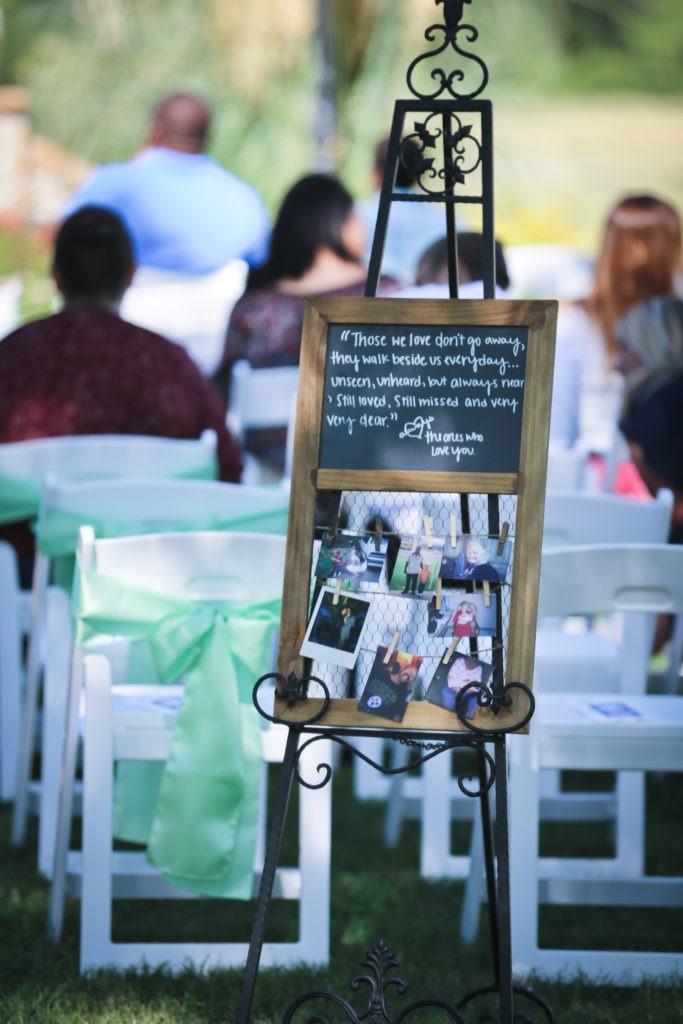 Remembering Lost Loved Ones at a Wedding via Sprittibee Photography